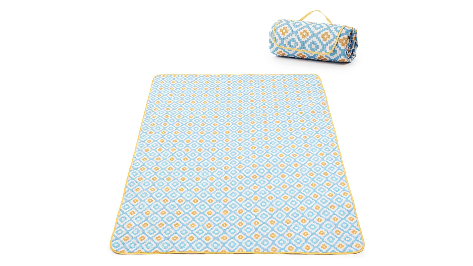 Adivo 2 x 2metre Polyester Picnic Mat - Yellow