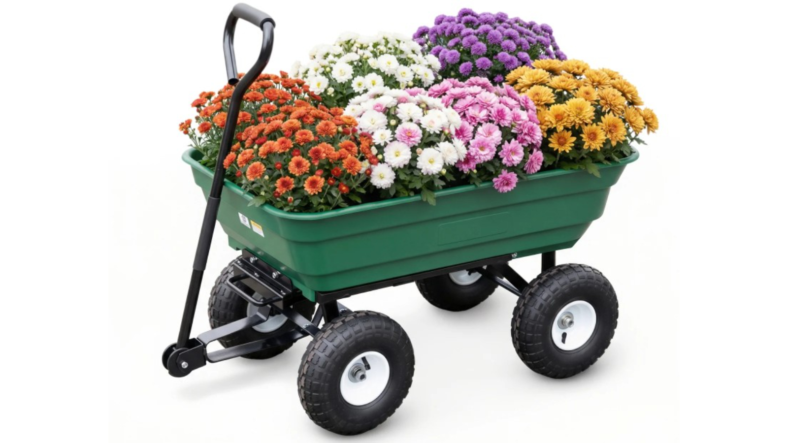 Hortikraft Green Garden Dump Cart