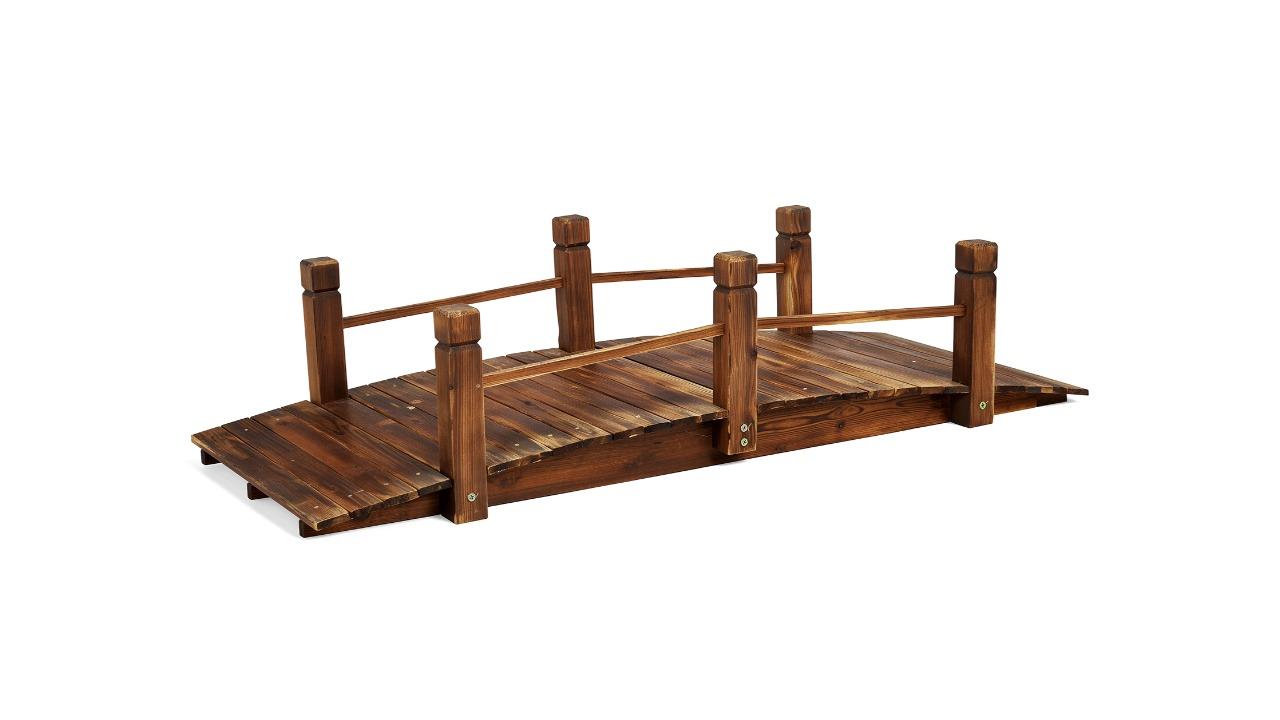 Hortikraft Garden Wooden Bridge