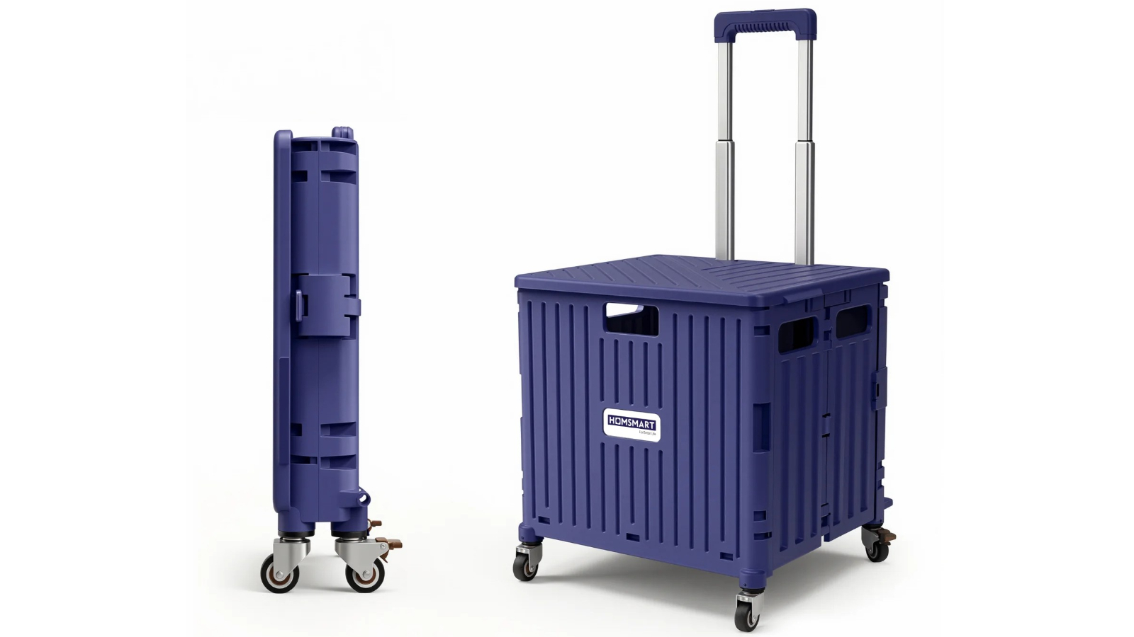 Viviendo 65 Litre Foldable Roller Cart - Purple