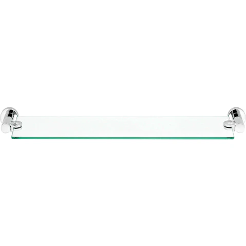 PLD Cue Glass Shelf - Chrome