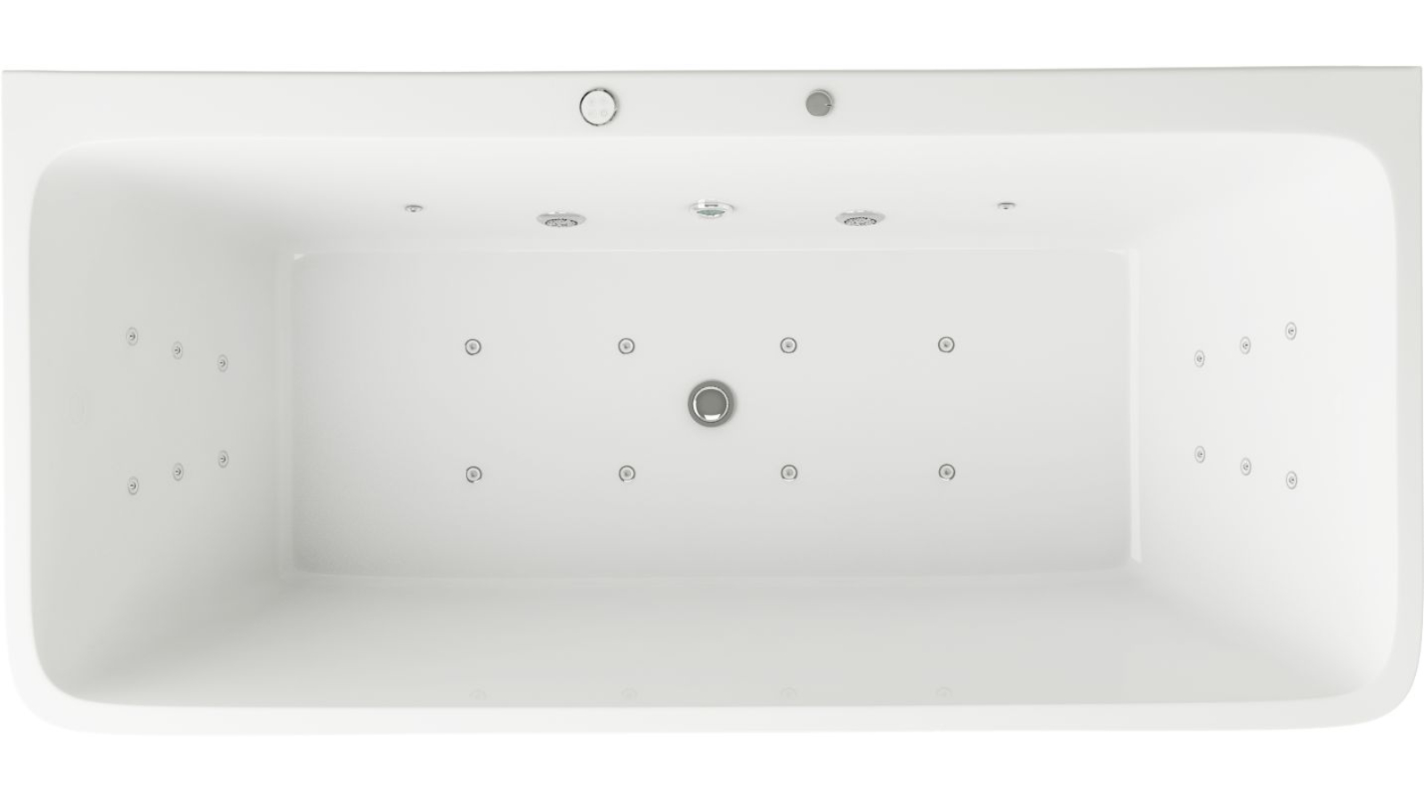 Entrend Design Escape 1700mm Back to Wall Body Therapy Spa
