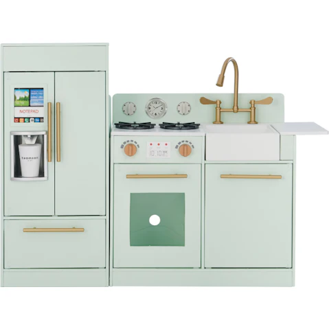 Teamson Kids Little Chef Charlotte Kitchen Playset - Mint Green