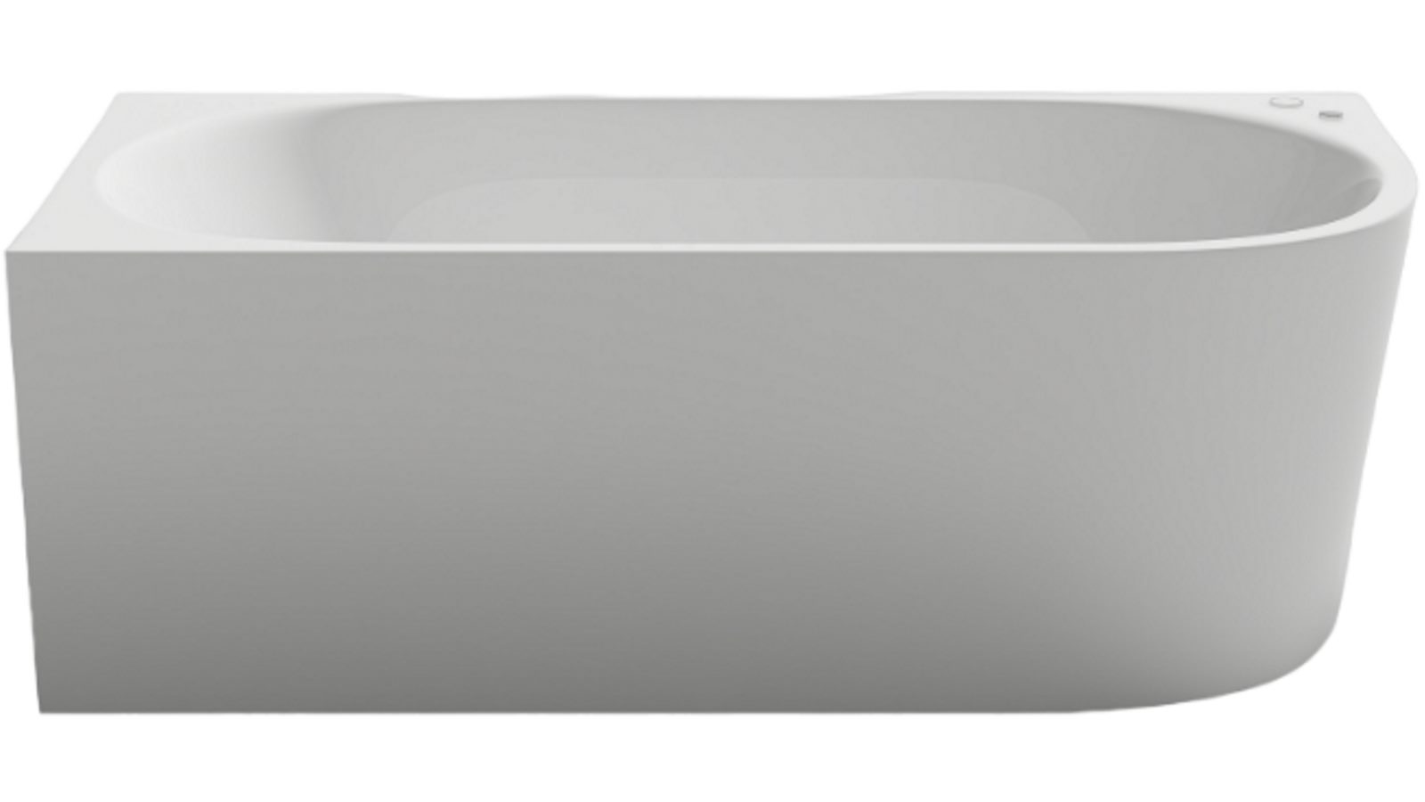 Entrend Design Lindo 1700mm Left Hand Corner Body Therapy Freestanding Bath Spa