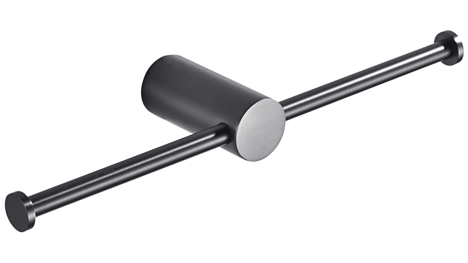 PLD Oasis Double Toilet Roll Holder - Gunmetal Grey