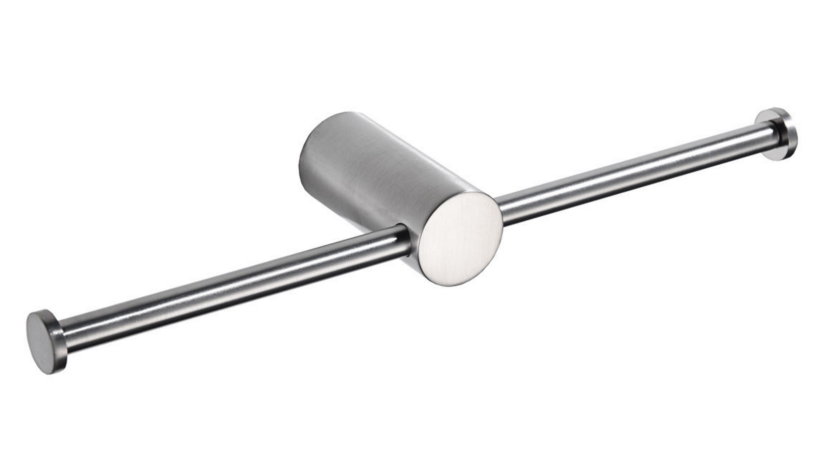PLD Oasis Double Toilet Roll Holder - Satin Nickel