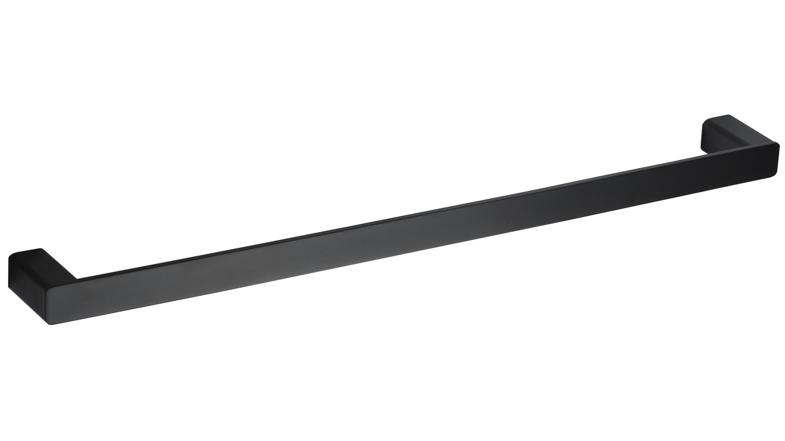 PLD Surface 600mm Single Towel Rail - Matte Black