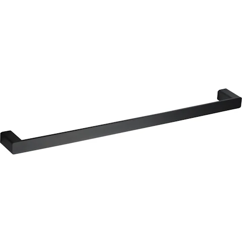 PLD Surface 600mm Single Towel Rail - Matte Black