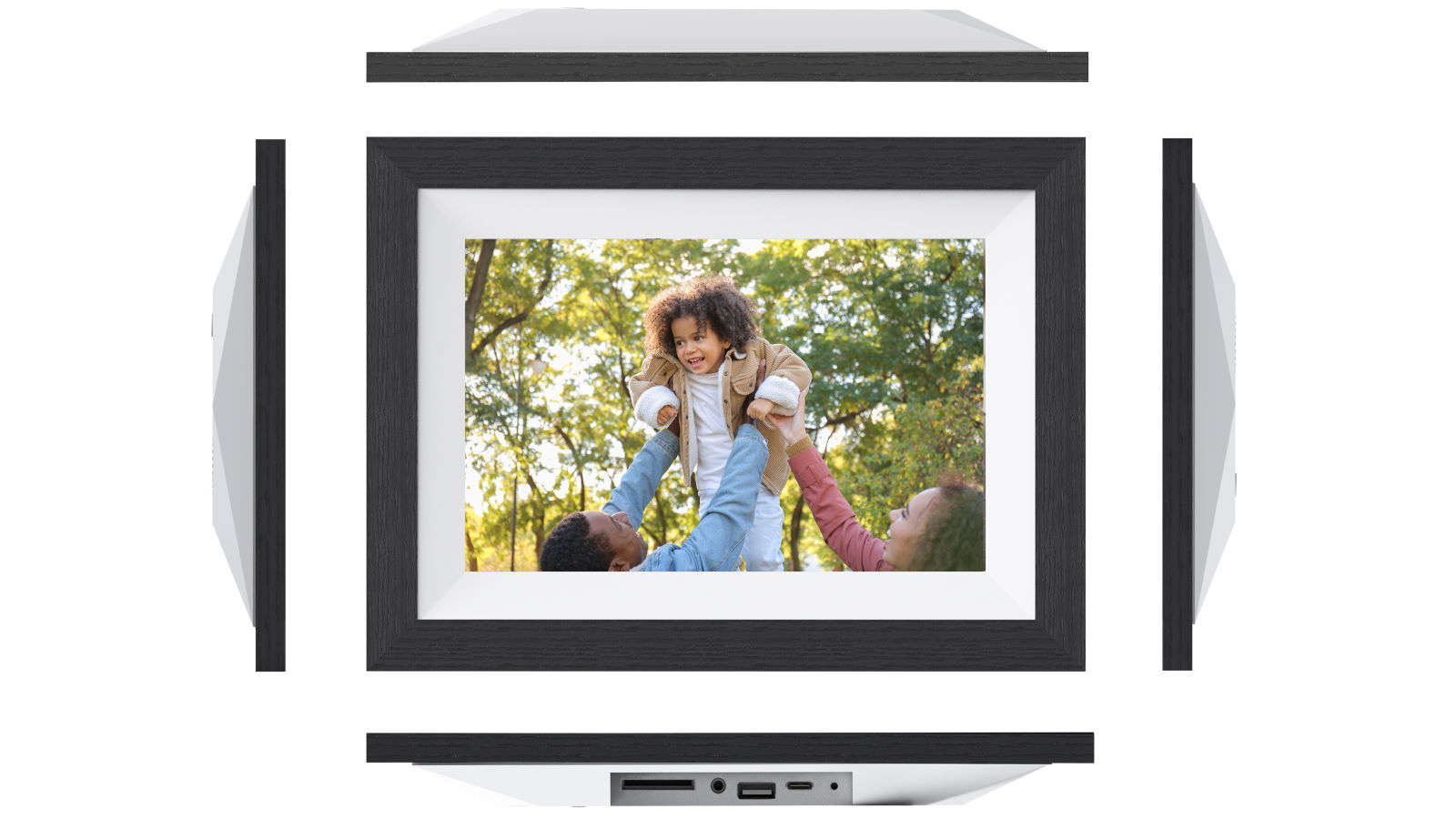 FotoStream 10.1inch Frameo WiFi Digital Photo Frame with 3