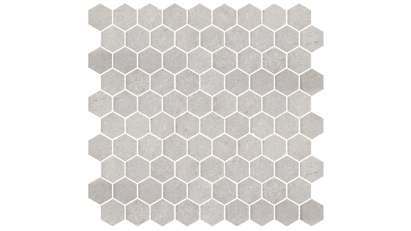 Milton Grey Hexagon 272x282mm Honed Tile