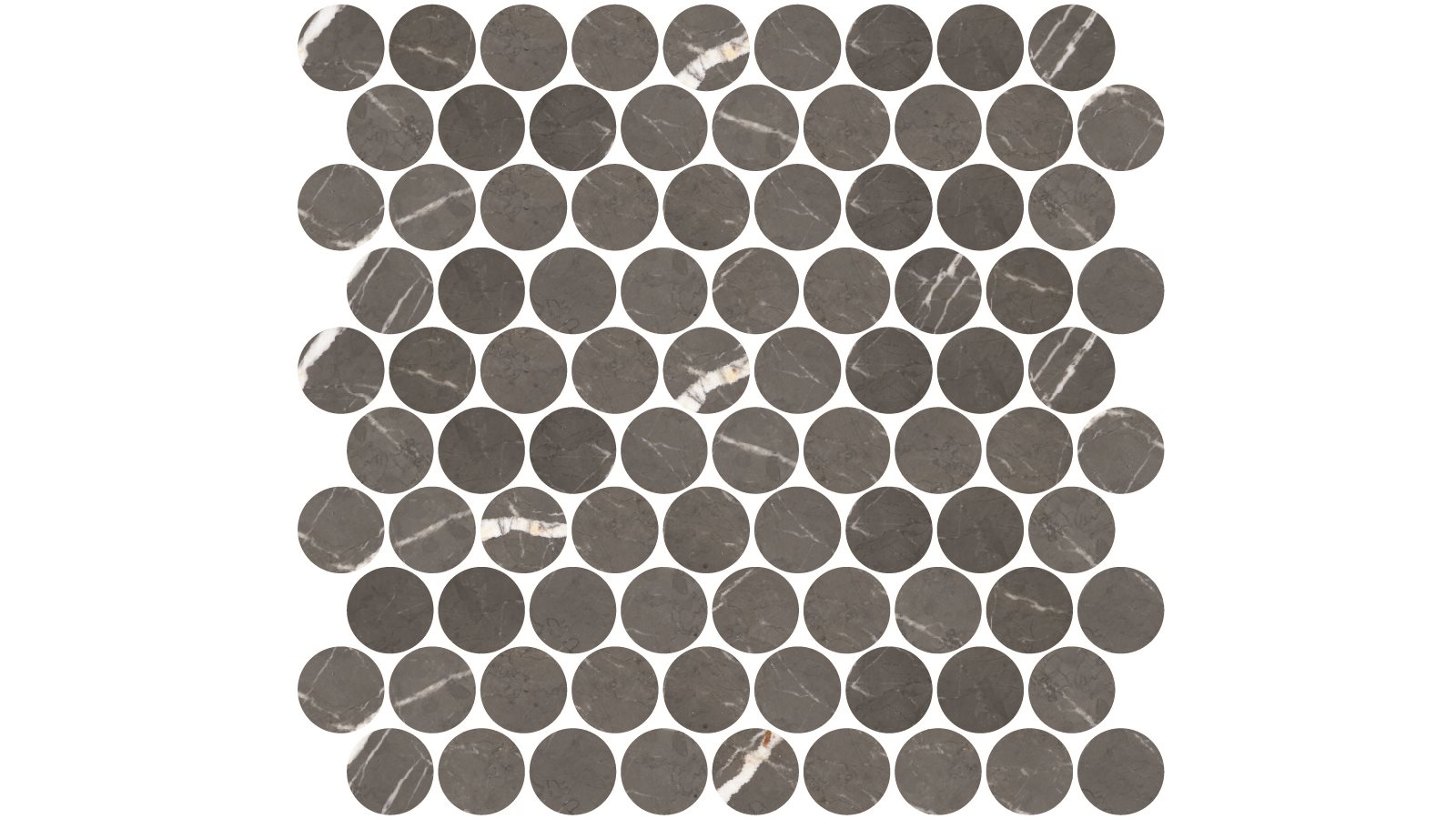 Pietra Grey Penny 282x273mm Honed Tile
