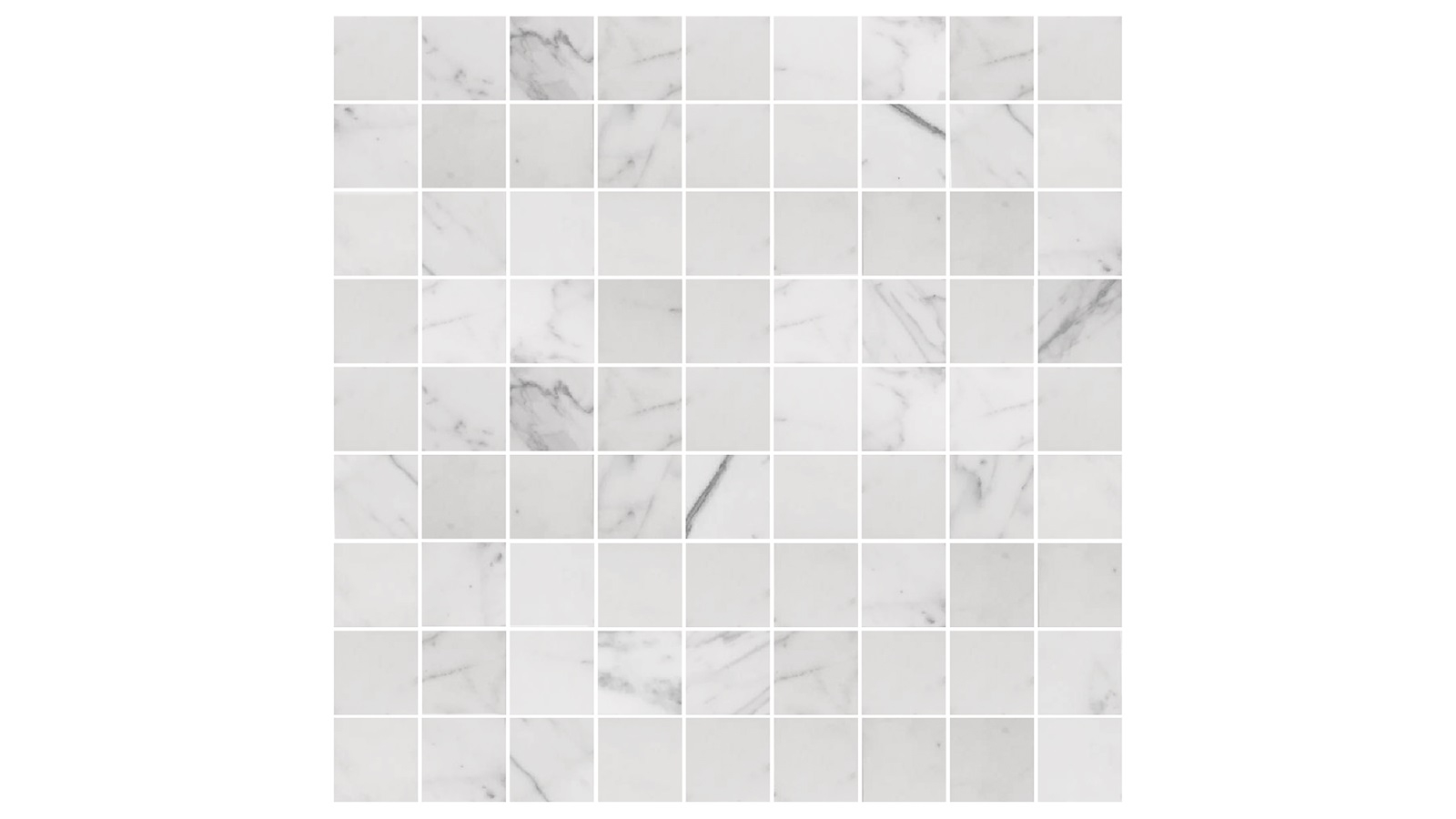 Italian Statuario Square 282x282mm Honed Tile