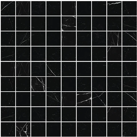 Nero Marquina Square 282x282mm Honed Tile
