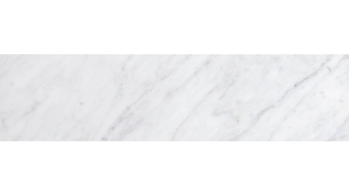 Italian Carrara 75x300mm Honed Tile