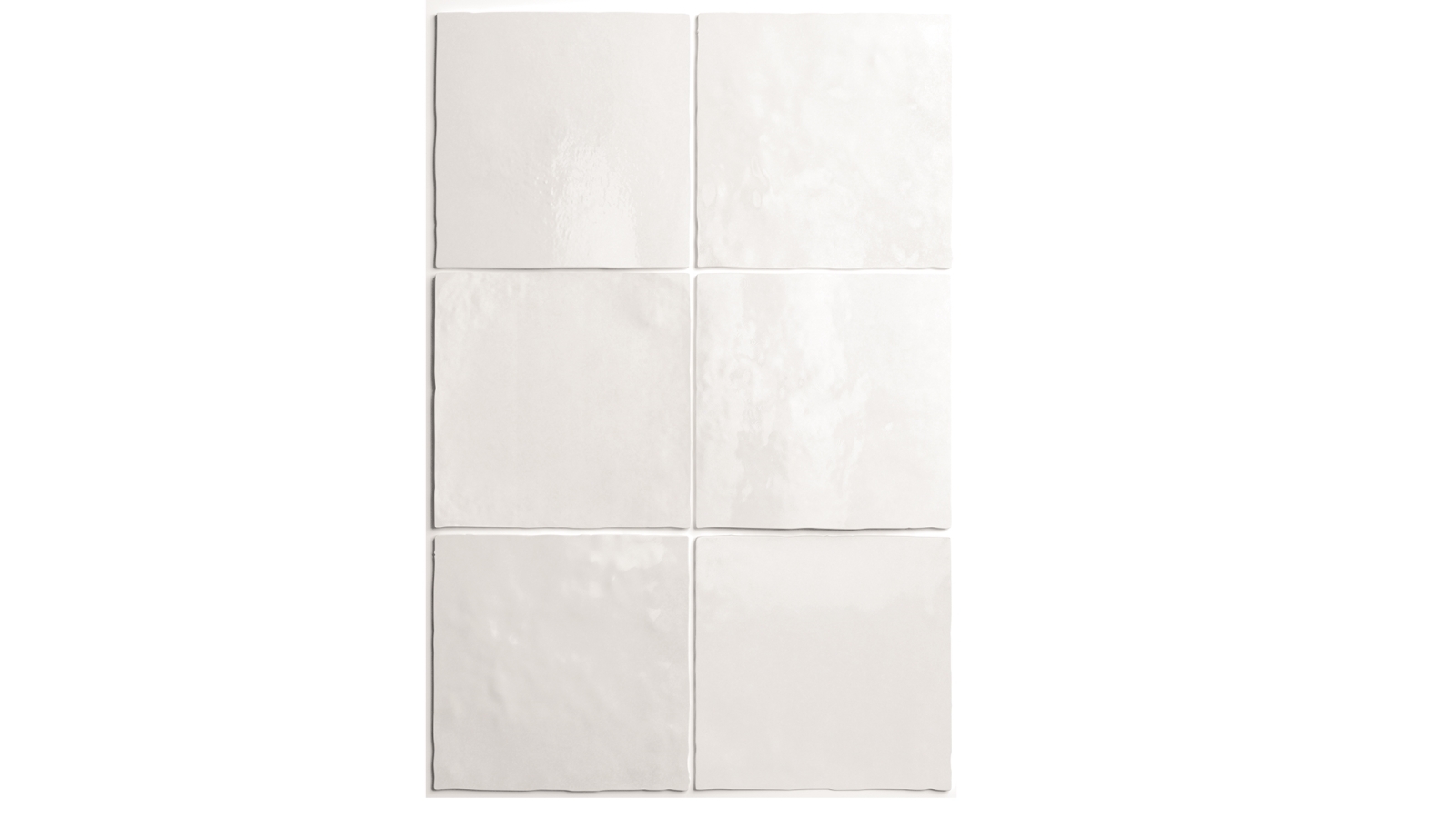 Artisan White 132x132mm Gloss Tile