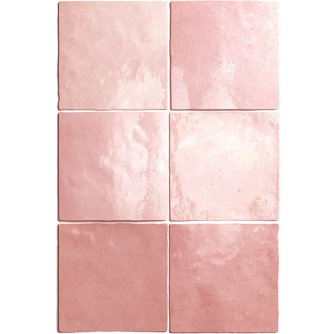 Artisan Rose Mallow 132x132mm Gloss Tile