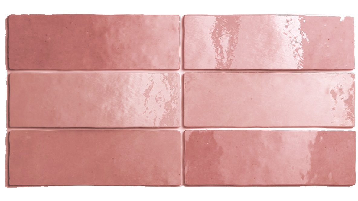 Artisan Rose Mallow 65x200mm Gloss Tile