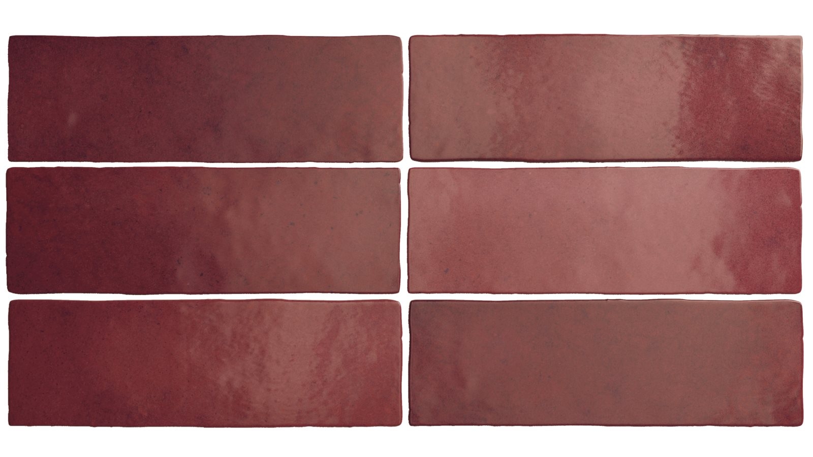 Magma Burgundy 65x200mm Matt Tile | Harvey Norman