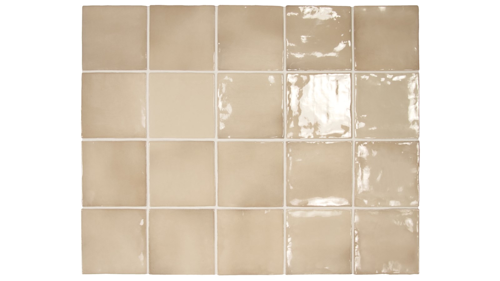 Manacor Beige Argile 100x100mm Gloss Tile