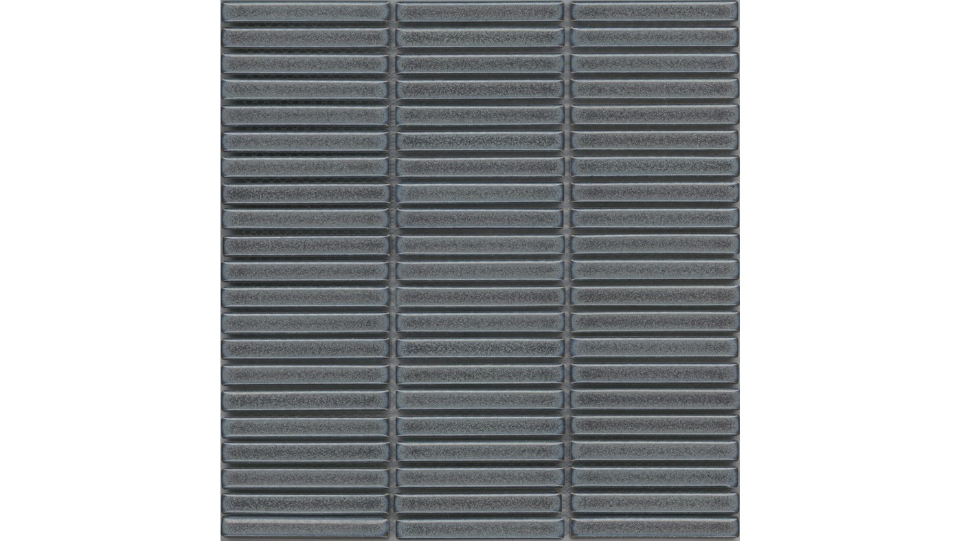 Bamboo Grey Smoke 12x92mm Mosaic Tile
