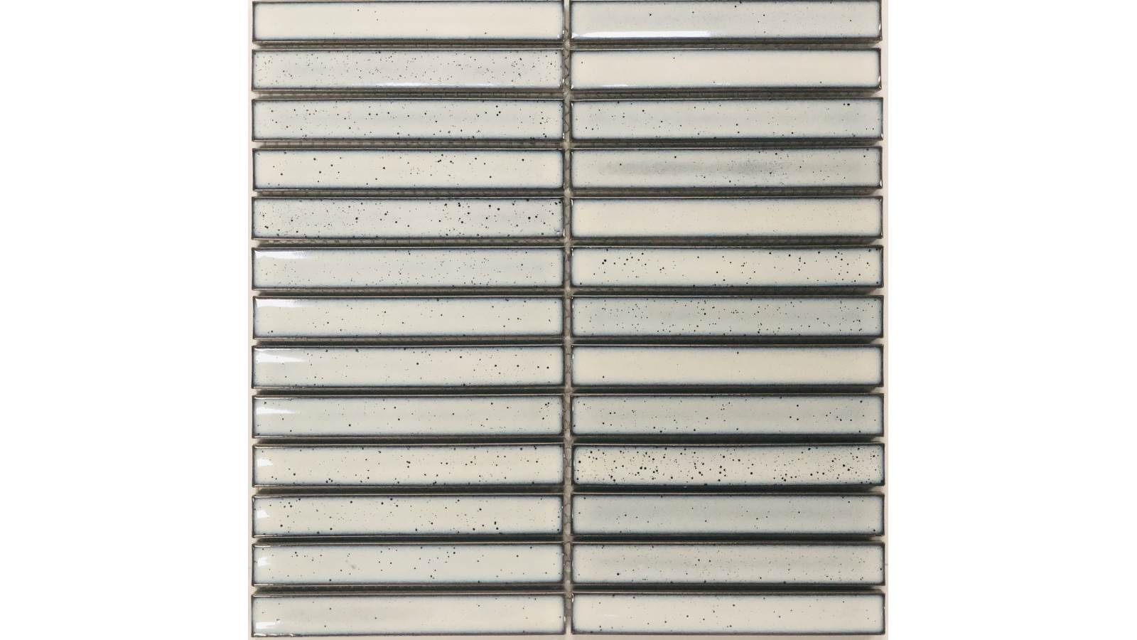 KitKat 20x145mm Antique White Speckled Gloss Porcelain Wall Tile