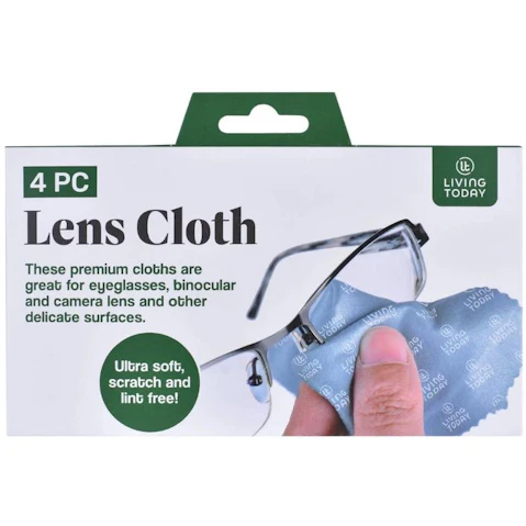 Living Today 4 Piece Lens Polishing Cloth