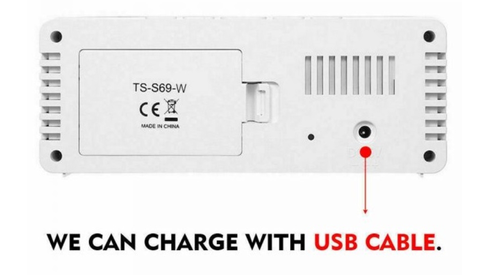 Digital LED Display Alarm Clock Harvey Norman
