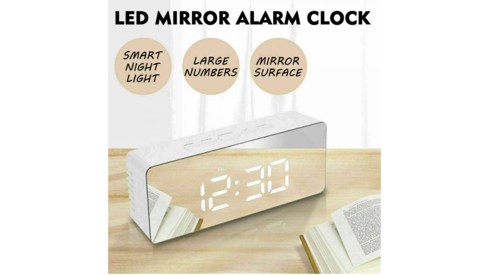 Digital LED Display Alarm Clock Harvey Norman