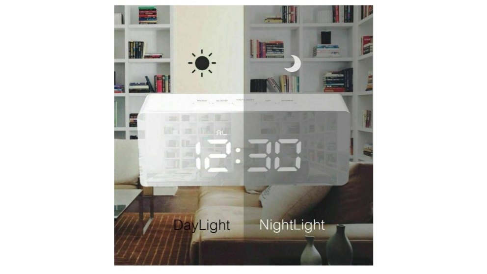 Digital LED Display Alarm Clock Harvey Norman