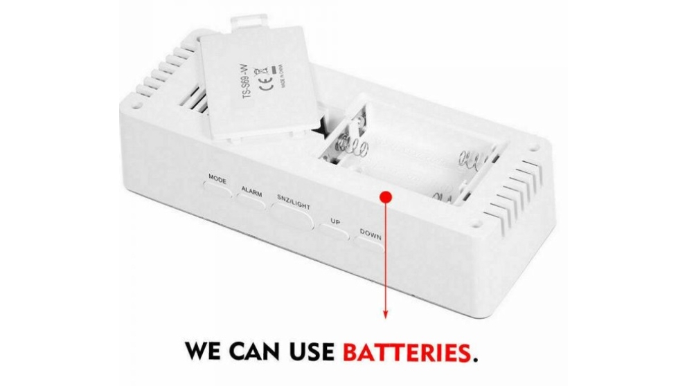 Digital LED Display Alarm Clock Harvey Norman