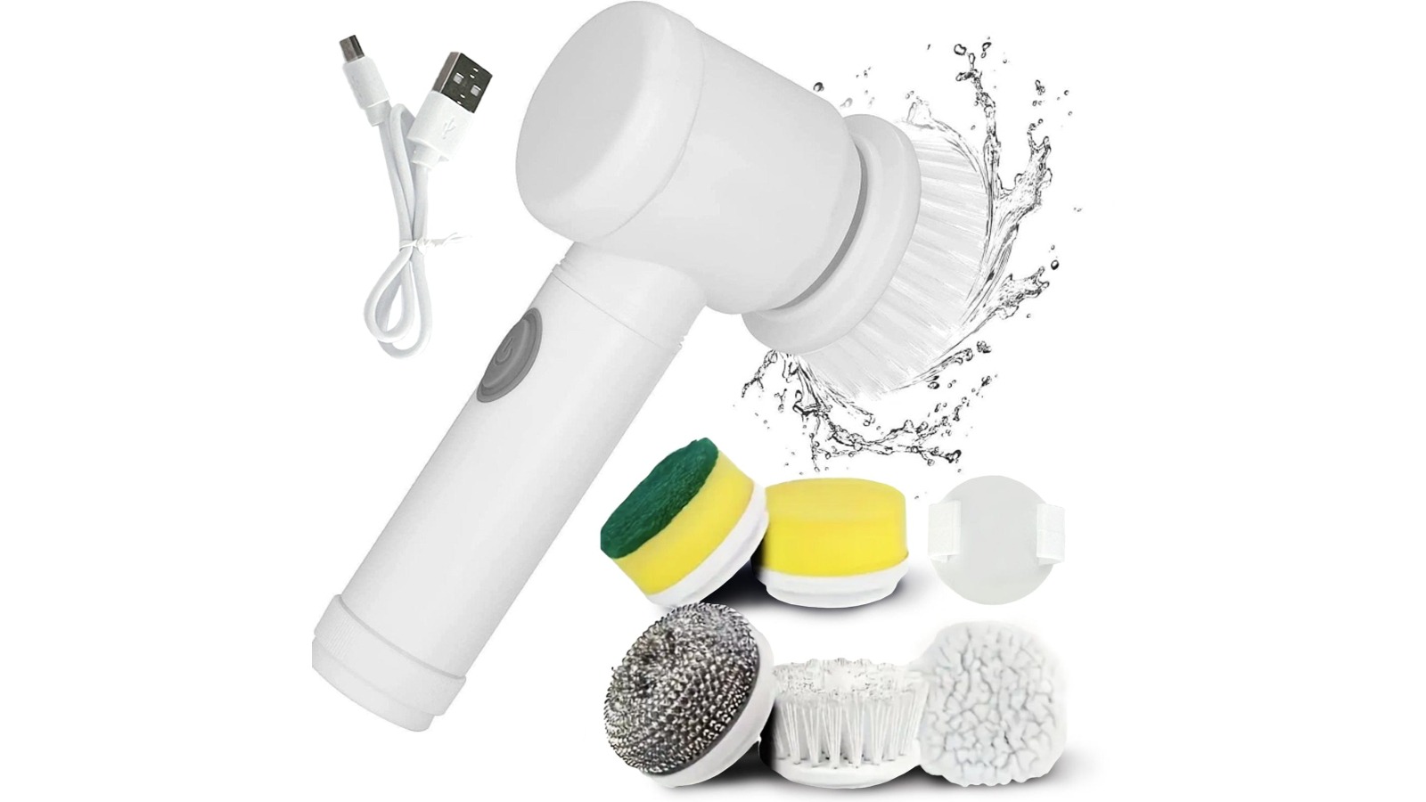 Living Today 5-in-1 Electric Cleaning Brush