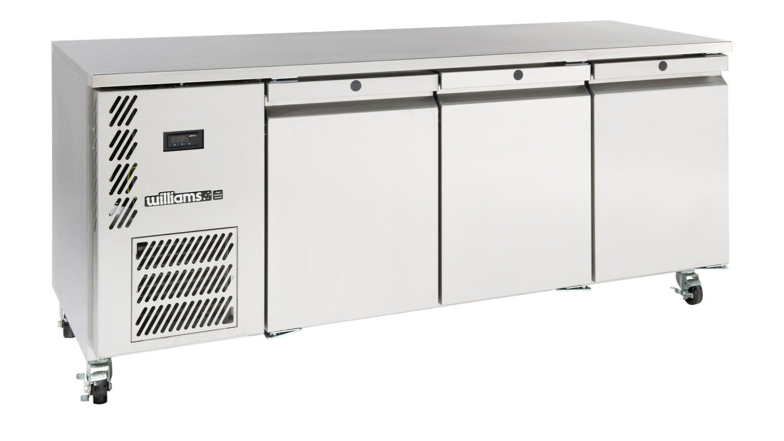 Williams 3-Door Stainless Steel Opal Under Counter Refrigerator