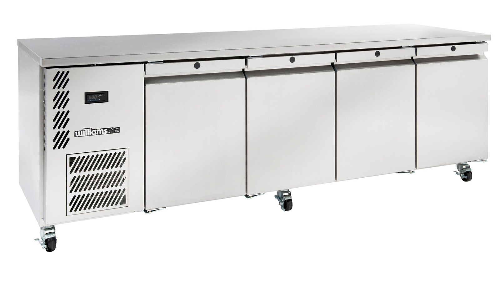 Williams 4-Door Stainless Steel Opal Under Counter Refrigerator