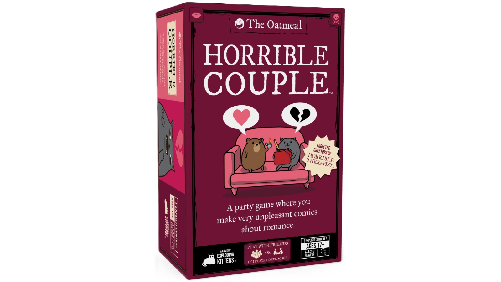 Asmodee Horrible Couple Board Game