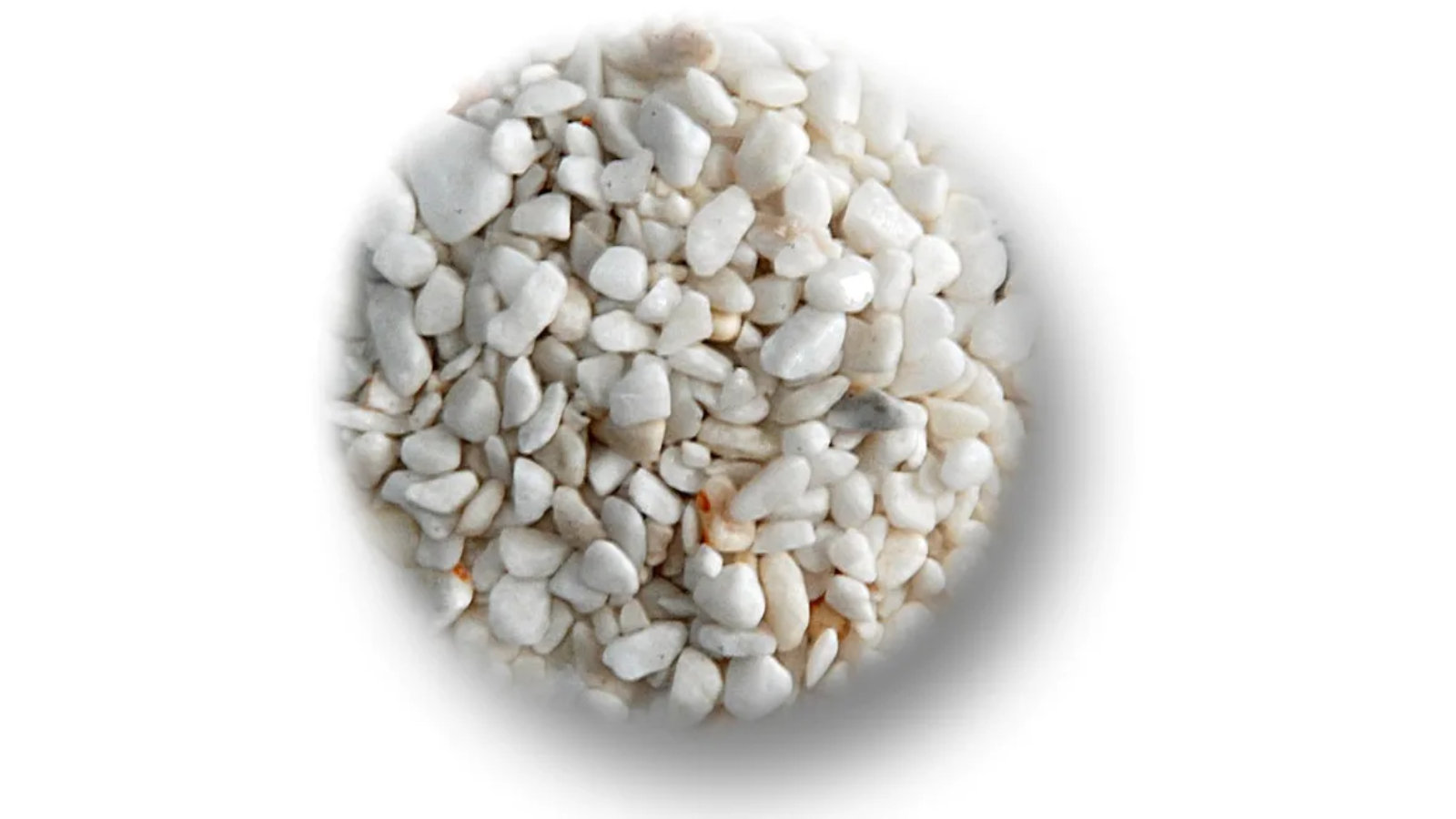 Showmaster 5kg Pebble - Snow White