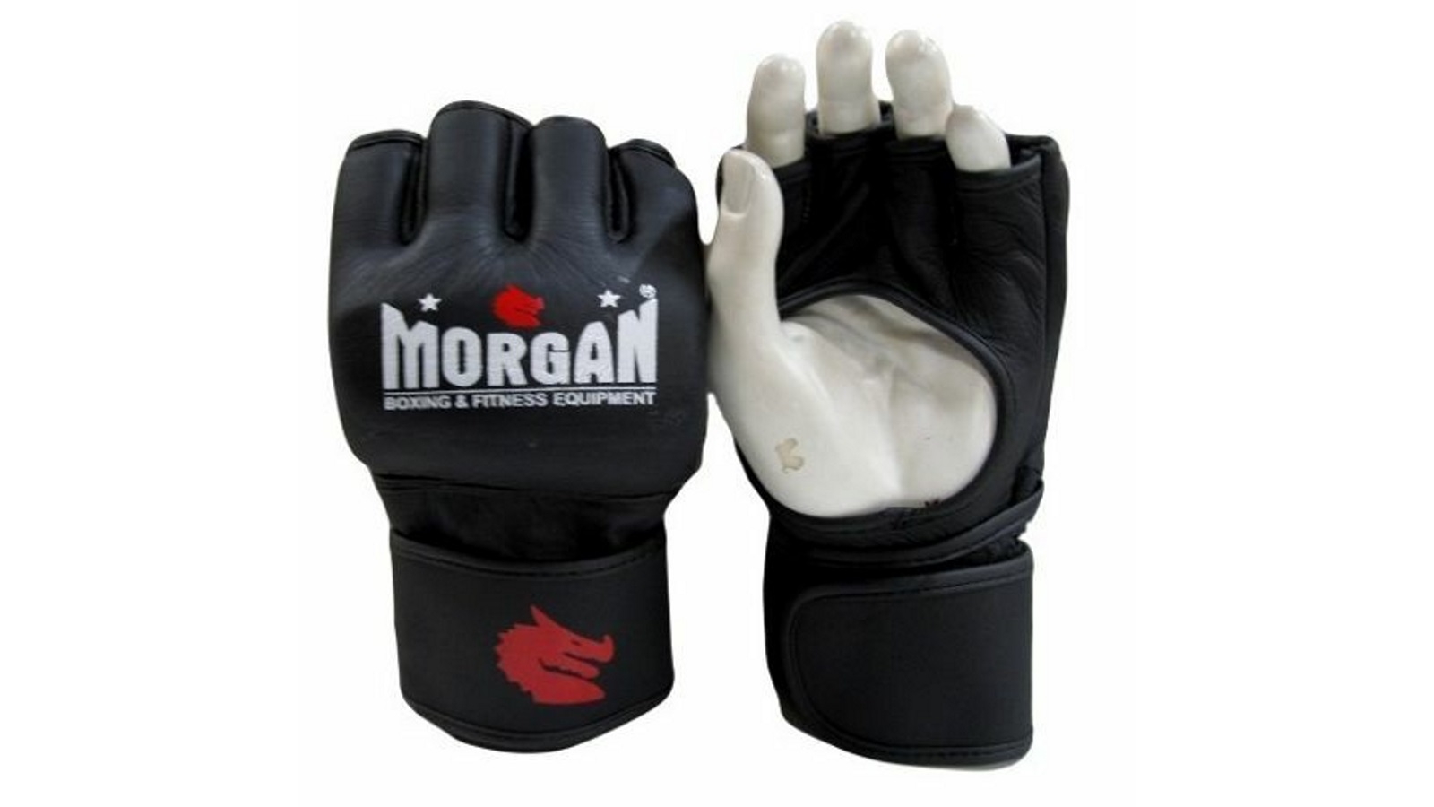 Morgan Sports V2 Elite Leather MMA Gloves - Large