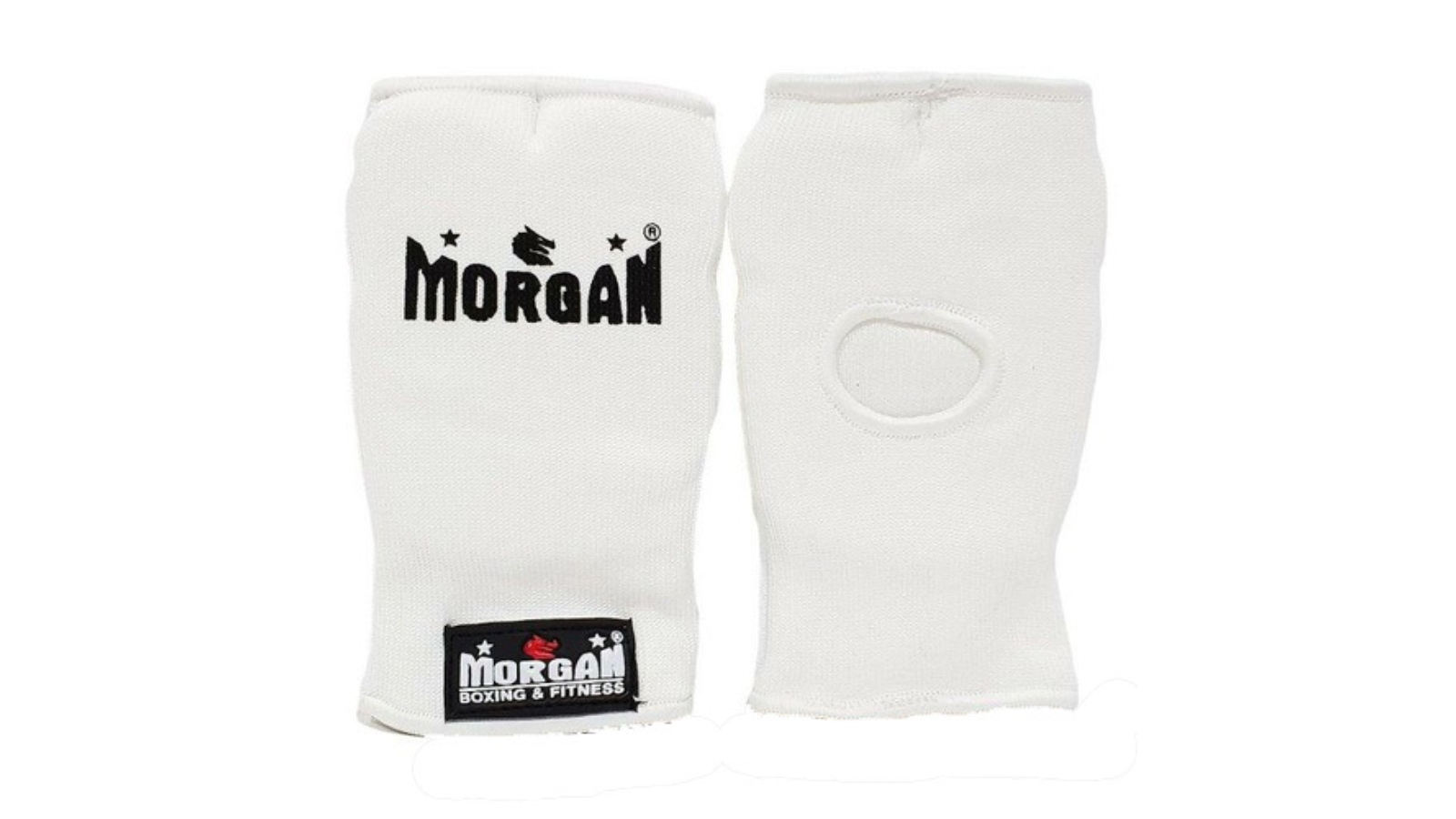 Morgan Sports White Karate Hand Protectors - Large