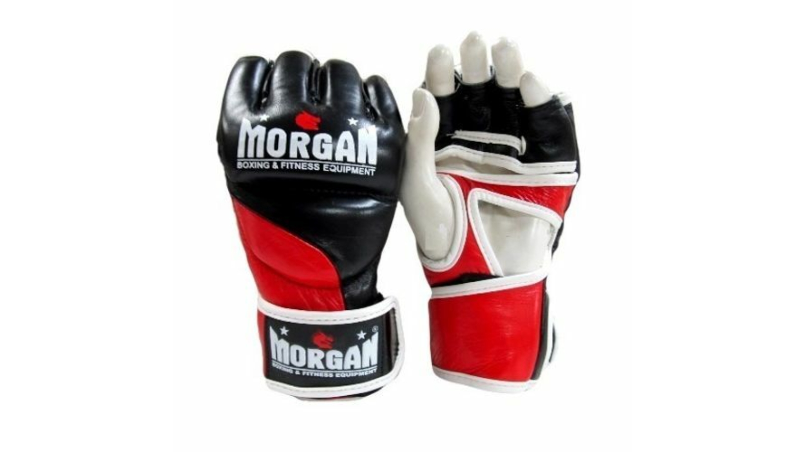 Morgan Sports Morgan V2 Platinum Leather MMA Gloves - Large