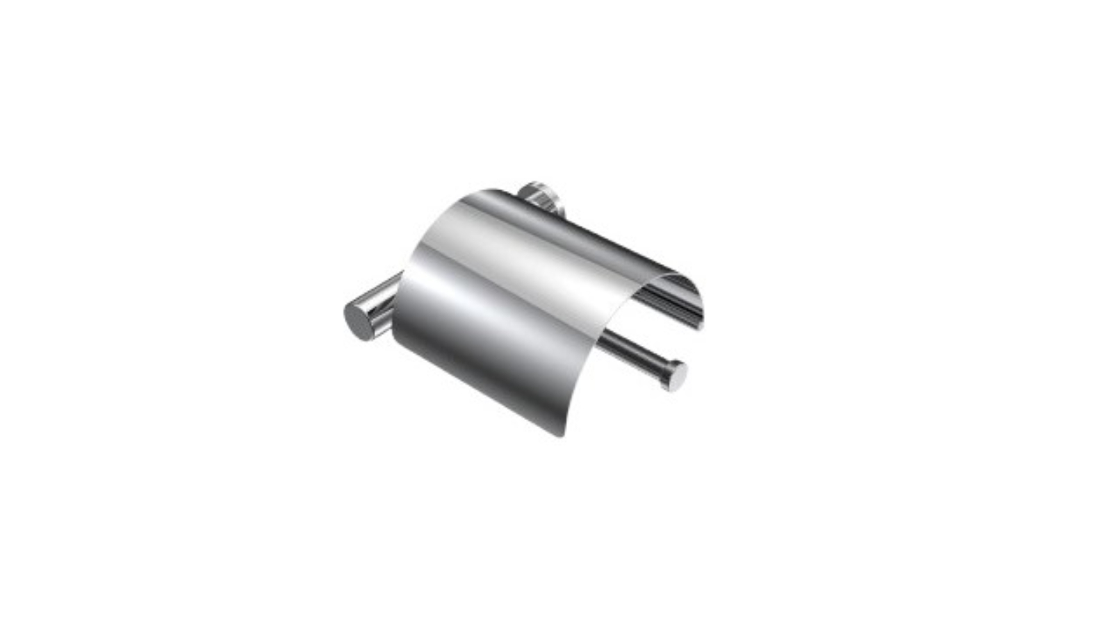 Parisi Play Toilet Roll Holder with Cover - Chrome 