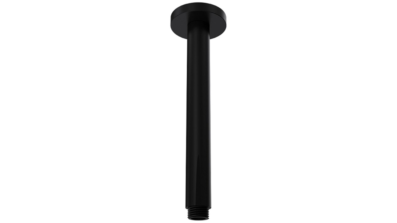 Parisi Play 200mm Ceiling Shower Arm - Matte Black
