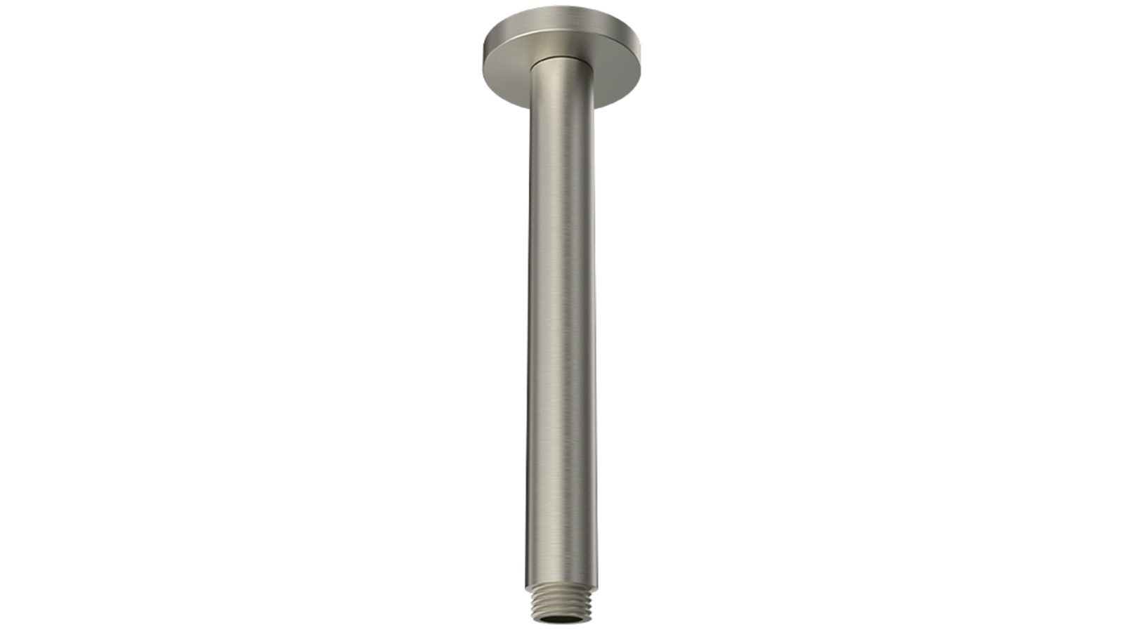 Parisi Play 200mm Ceiling Shower Arm - Brushed Nickel