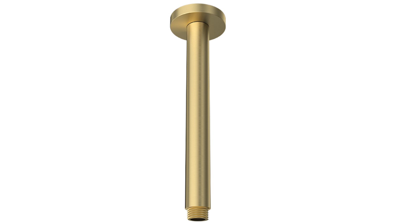 Parisi Play 200mm Ceiling Shower Arm - Brushed Brass