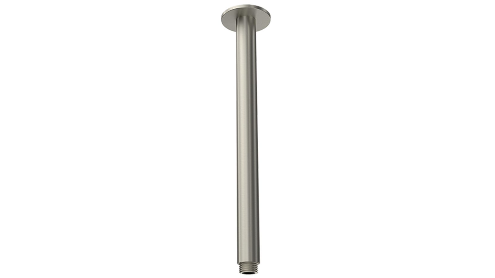 Parisi Play 300mm Ceiling Shower Arm - Brushed Nickel