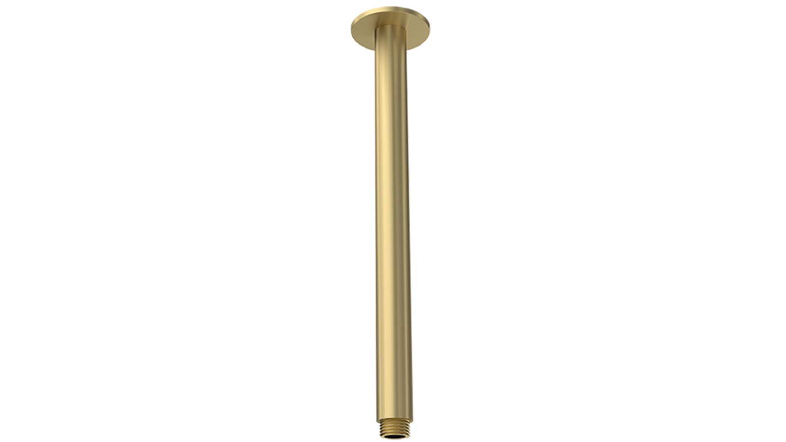 Parisi Play 300mm Ceiling Shower Arm - Brushed Brass