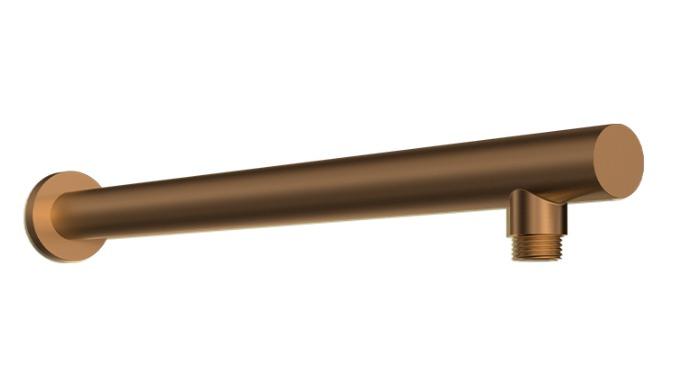 Parisi Play 4400mm Straight Wall Shower Arm - Matte Bronze