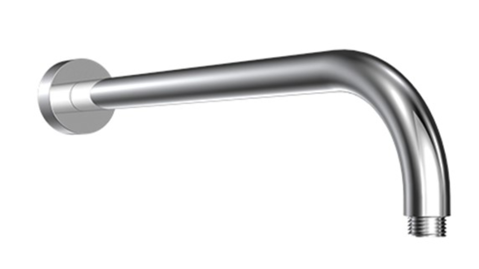 Parisi Play 400mm Curved Wall Shower Arm - Chrome