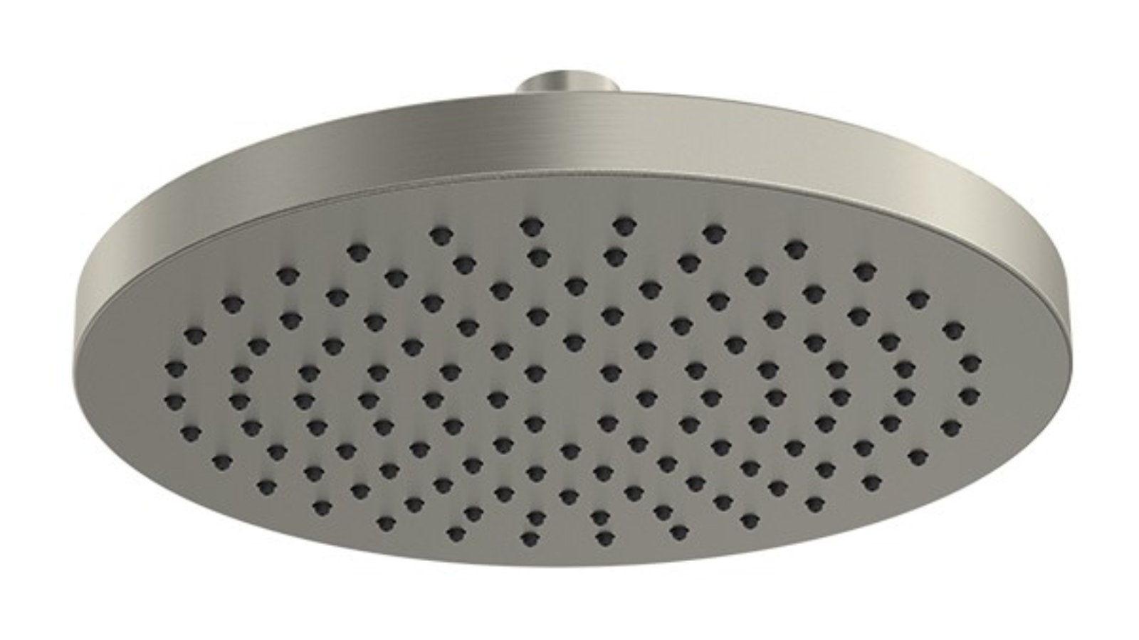 Parisi Play 200mm ABS Round Shower Head - Brushed Nickel