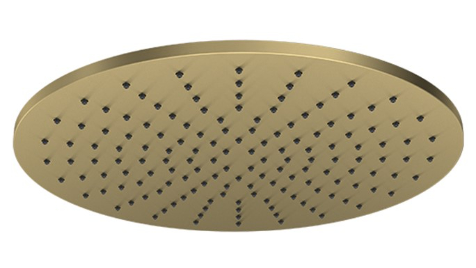 Parisi Play 300mm Brass Round Shower Head - Brushed Brass
