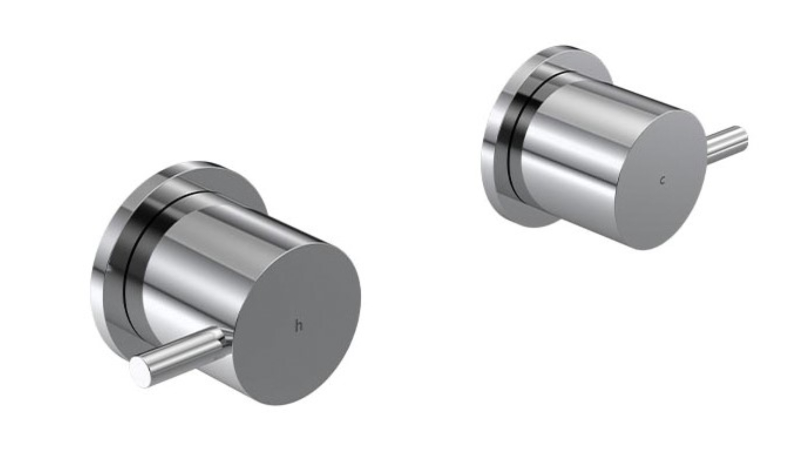Parisi Play II Wall Top Assemblies - Chrome