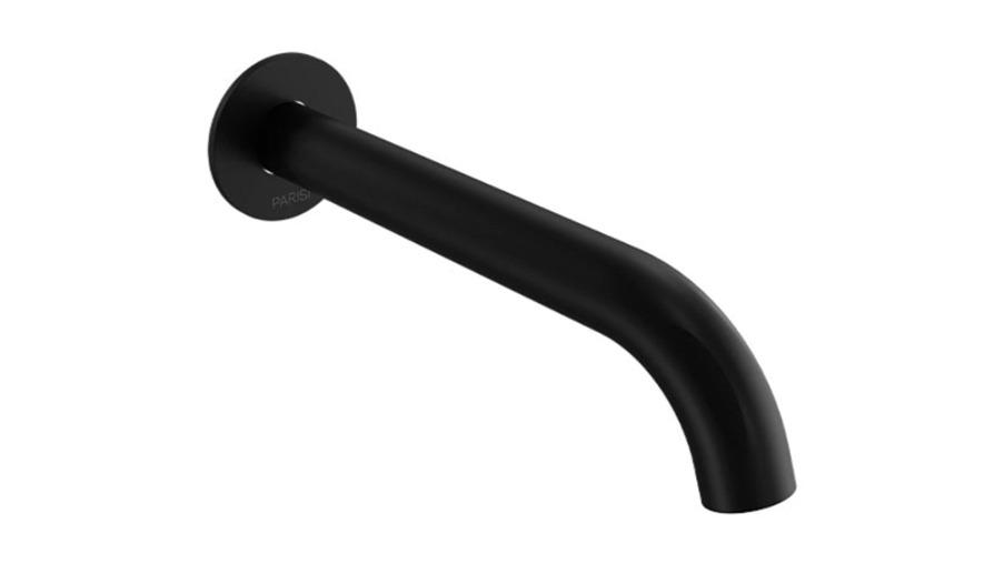 Parisi Play II 190mm Wall Spout - Matte Black